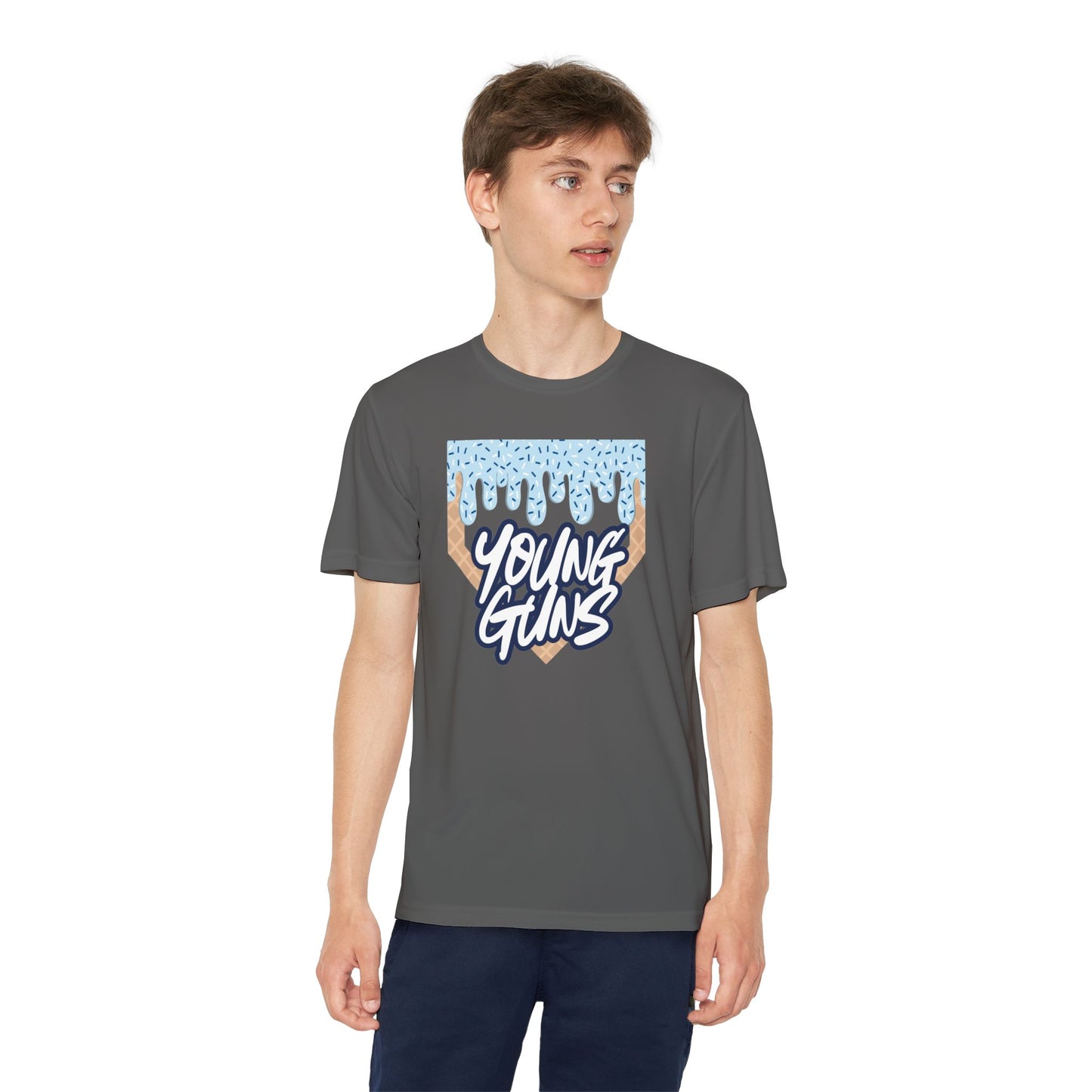 Custom Youth Ice Cream Drip Team Competitor Tee π¦