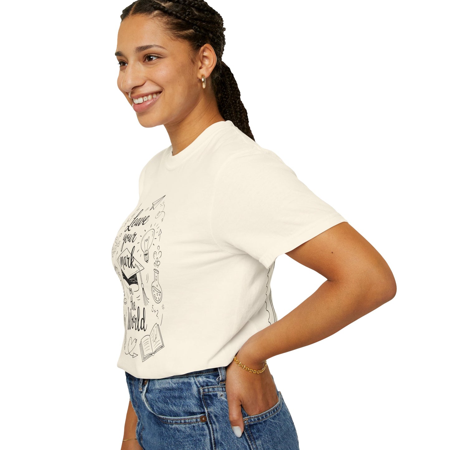 Leave Your Mark on the World Autograph Comfort Colors T-Shirt for 2024-2025