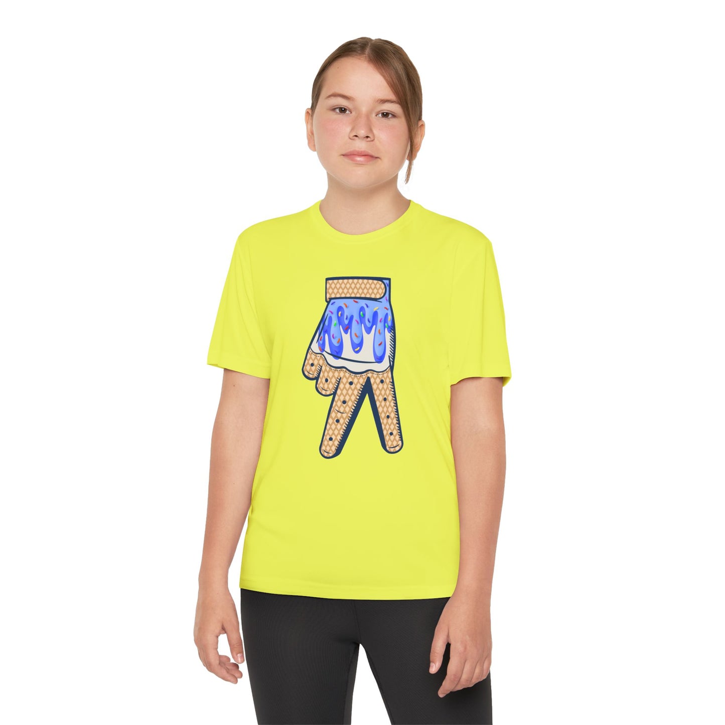 Custom Dub Drip Youth Competitor Tee with Ice Cream Drip Number