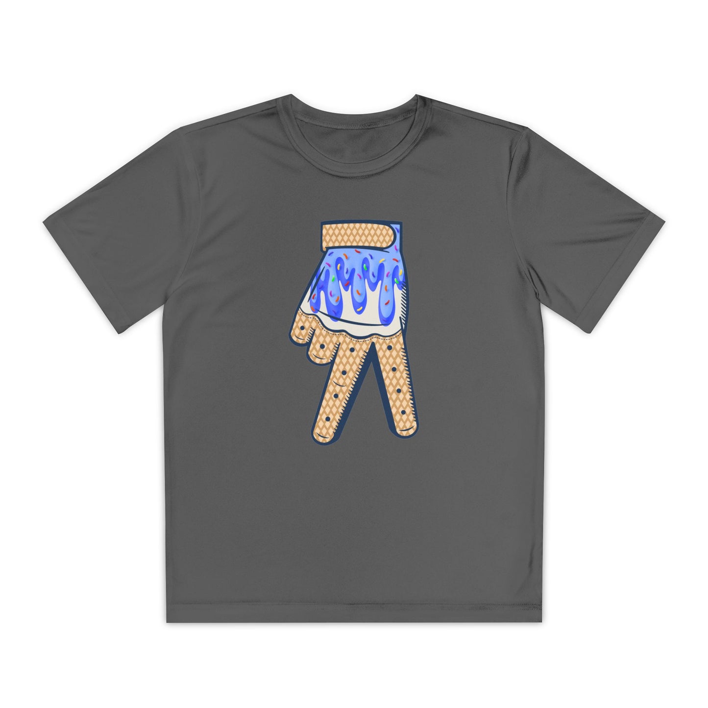 Custom Dub Drip Youth Competitor Tee with Ice Cream Drip Number