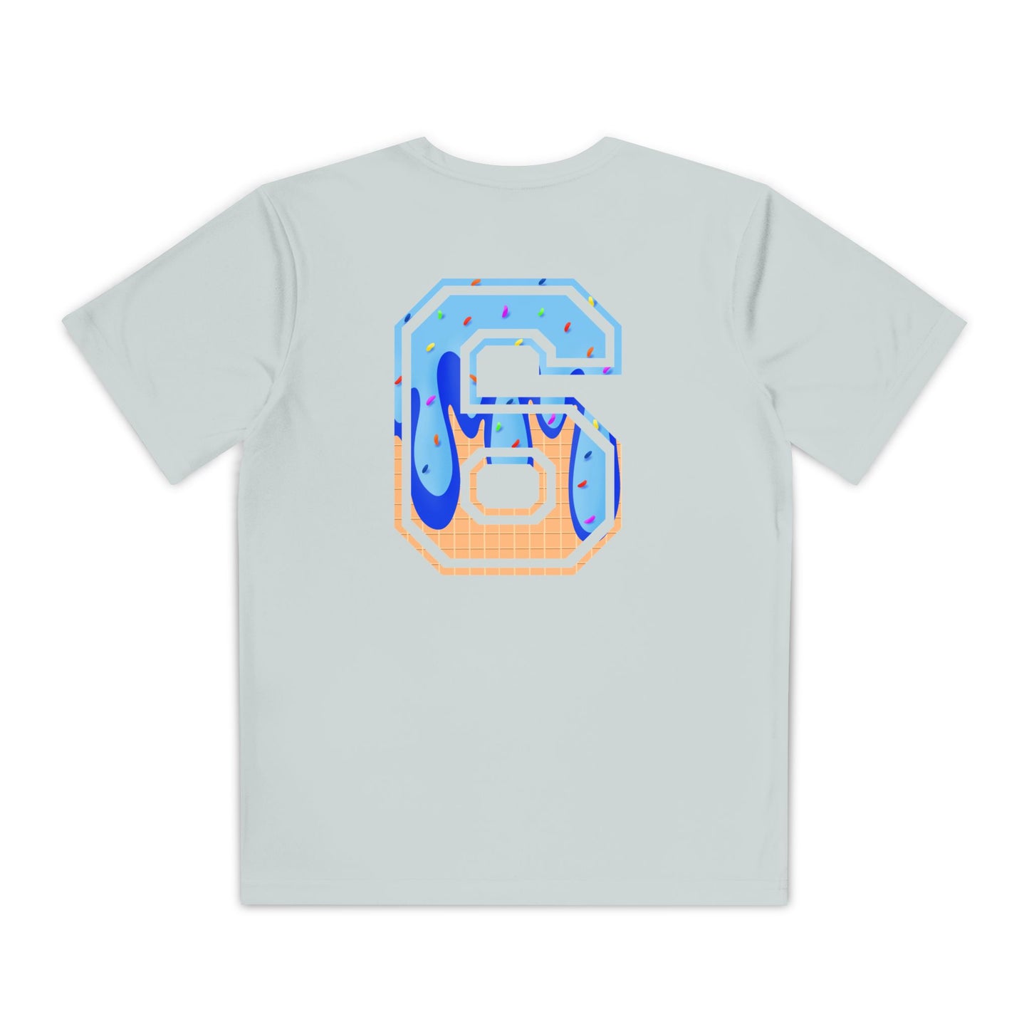 Custom Dub Drip Youth Competitor Tee with Ice Cream Drip Number
