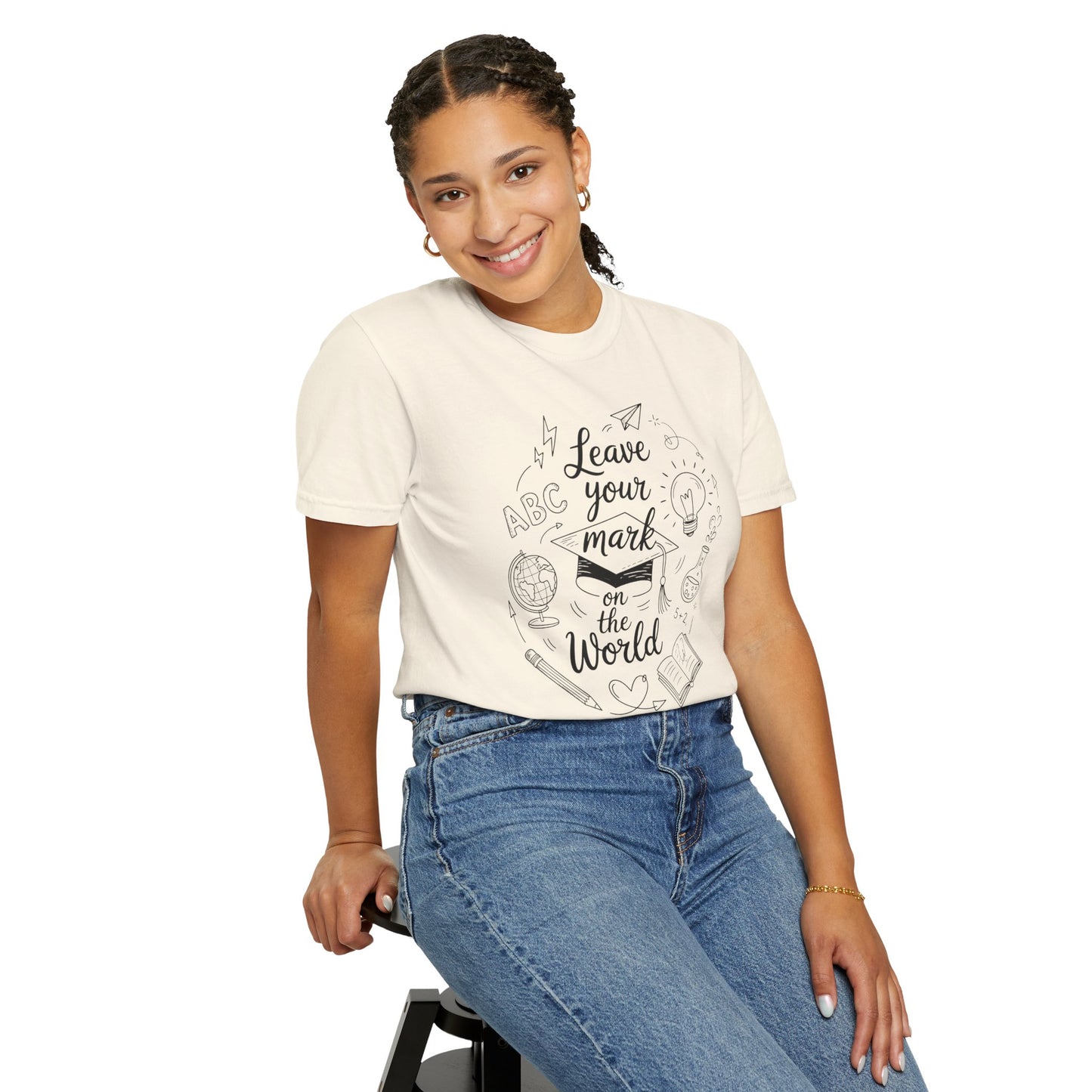 Leave Your Mark on the World Autograph Comfort Colors T-Shirt for 2024-2025