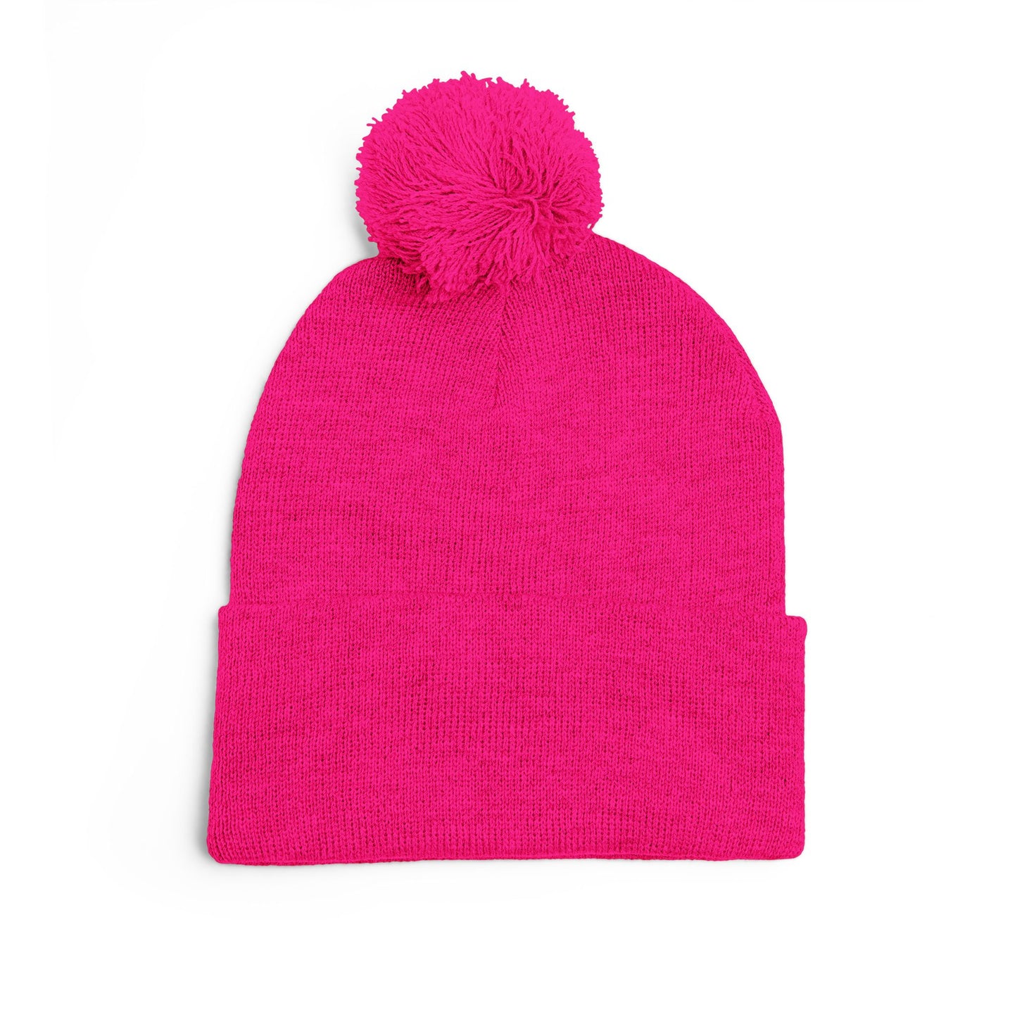 YG Pom-Pom Embroidered Knit Cap- Adult