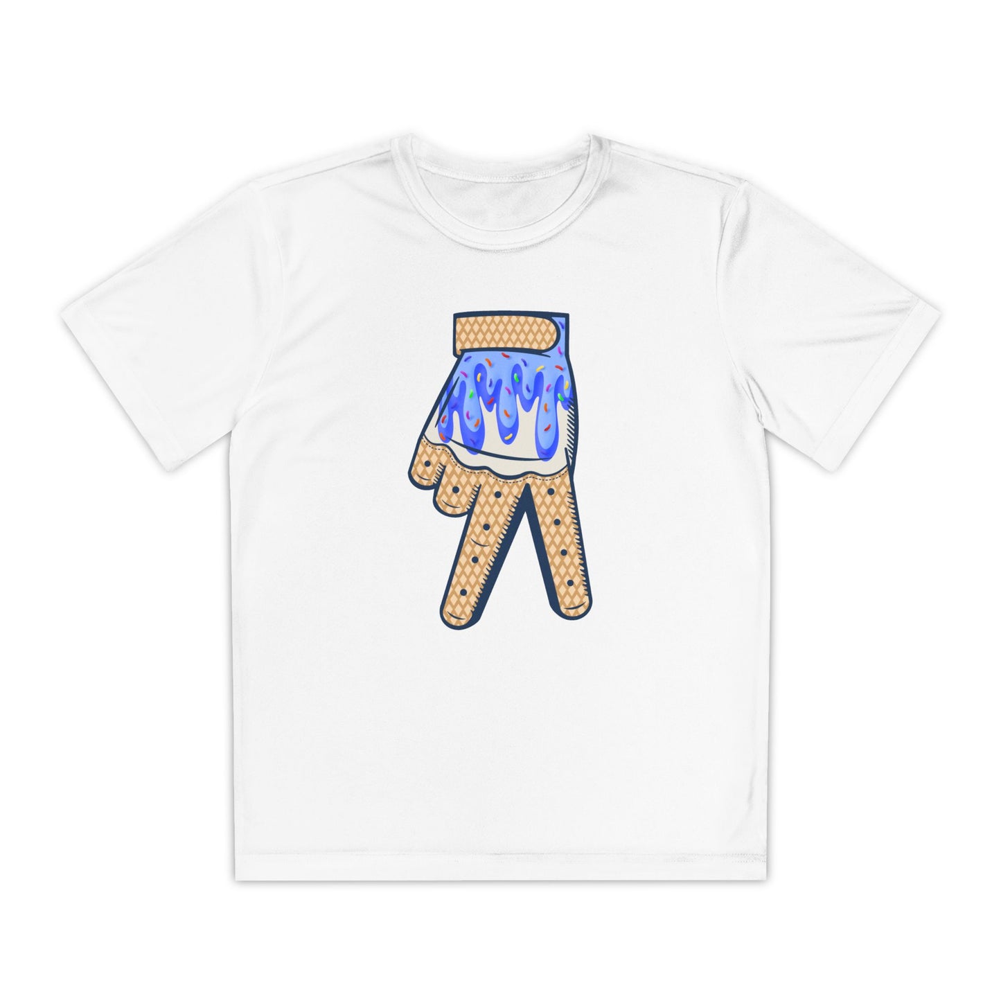 Custom Dub Drip Youth Competitor Tee with Ice Cream Drip Number