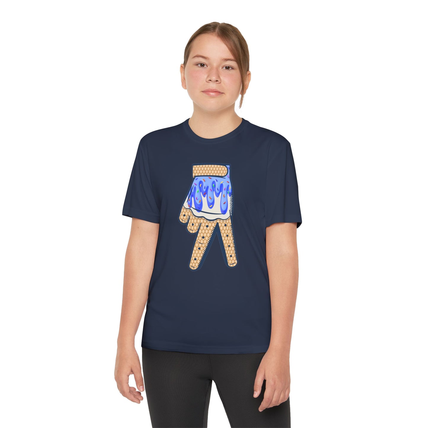 Custom Dub Drip Youth Competitor Tee with Ice Cream Drip Number
