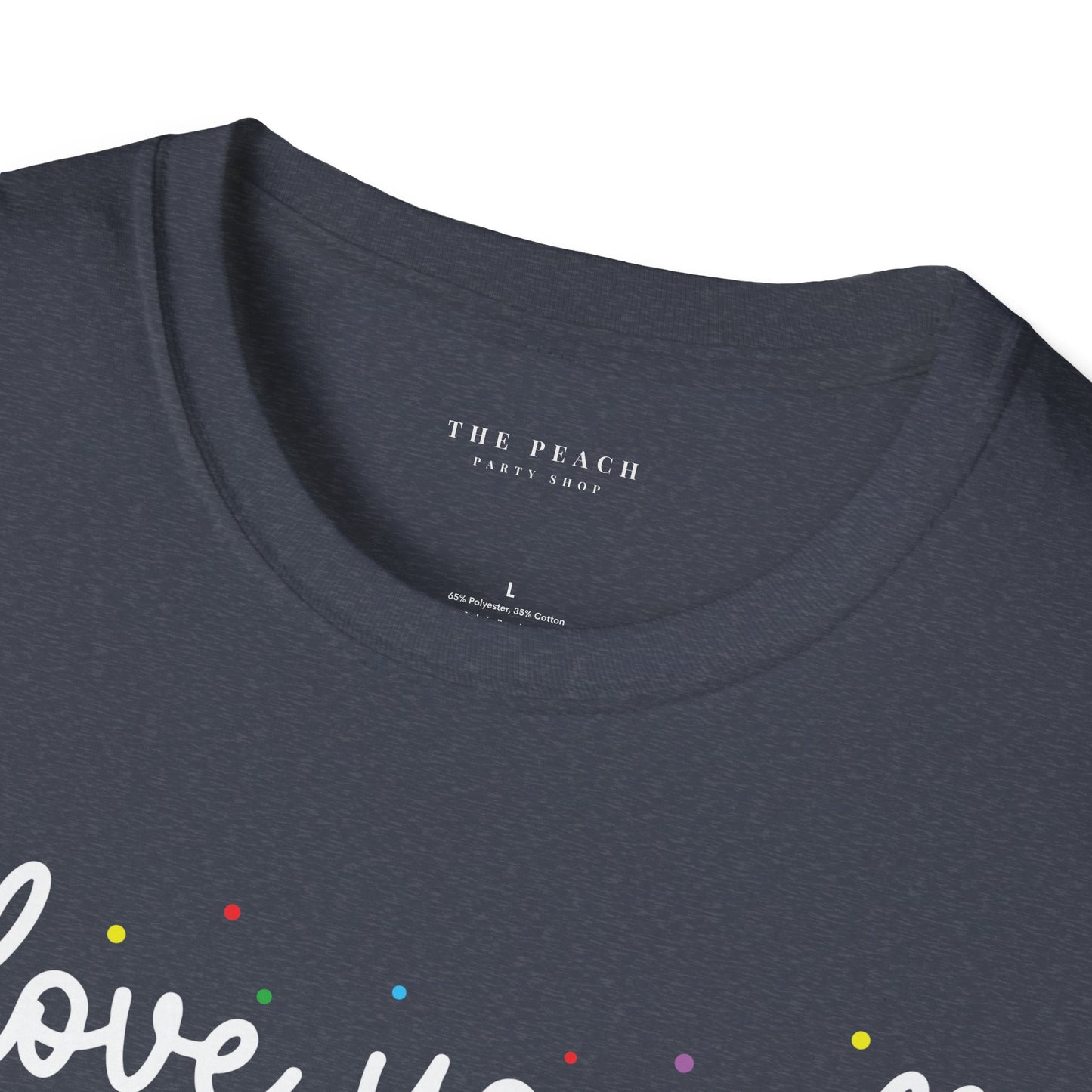 Rainbow I Love You All, CLASS DISMISSED Unisex Soft Style T-shirt