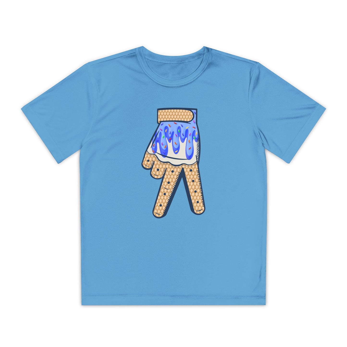 Custom Dub Drip Youth Competitor Tee with Ice Cream Drip Number