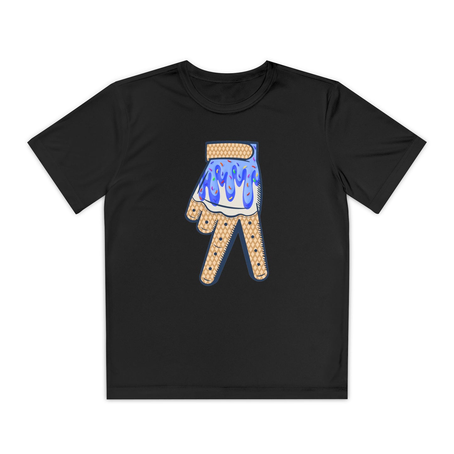 Custom Dub Drip Youth Competitor Tee with Ice Cream Drip Number