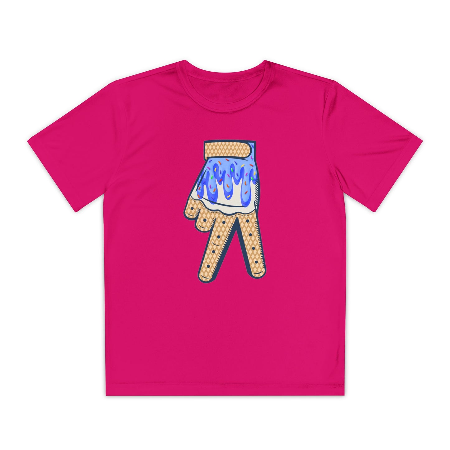 Custom Dub Drip Youth Competitor Tee with Ice Cream Drip Number