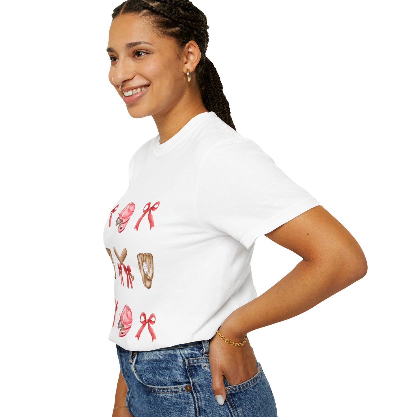 Bows + Bats Baseball Fan Shirt