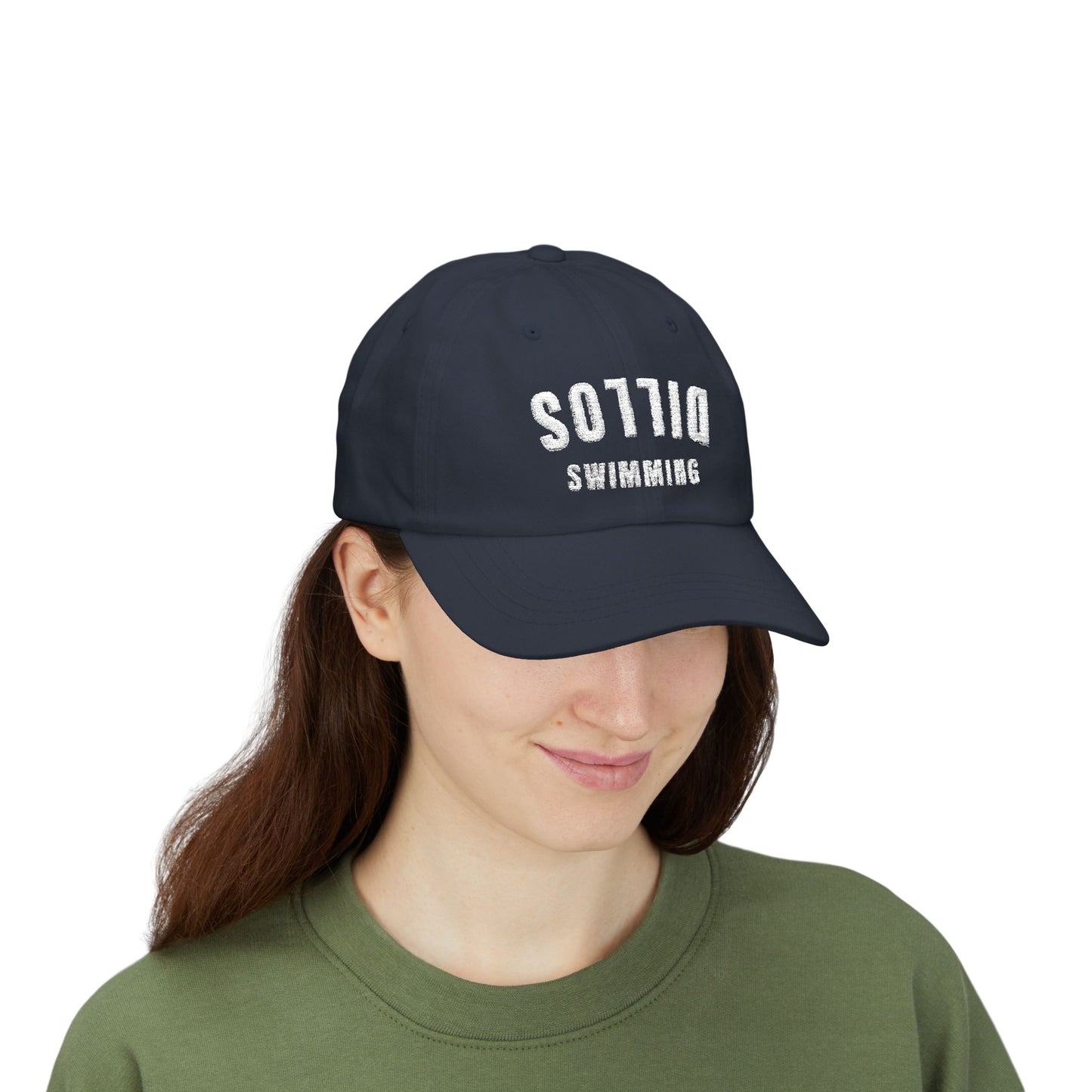 Upside Down Dillos Swimming — Baseball Hat