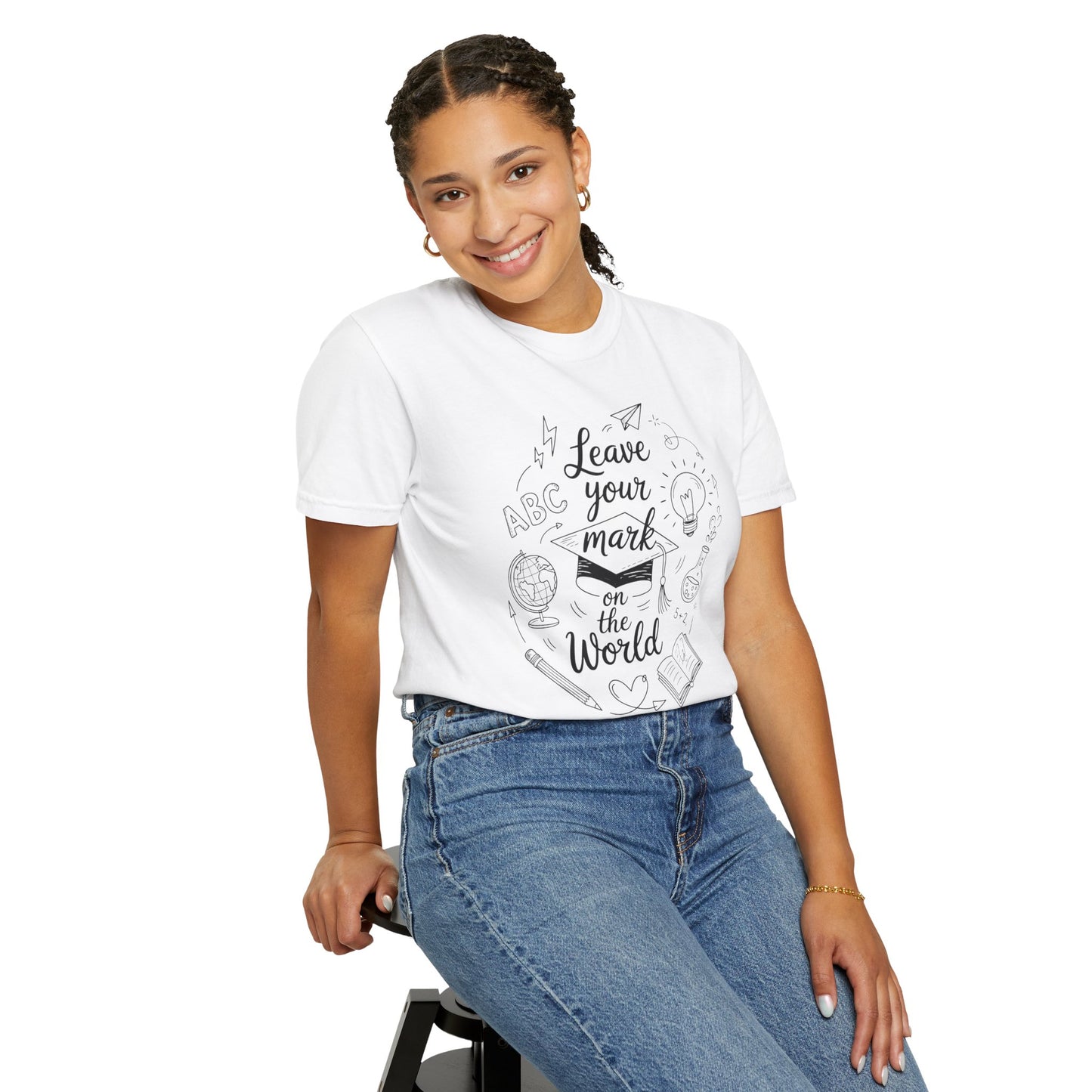 Leave Your Mark on the World Autograph Comfort Colors T-Shirt for 2024-2025