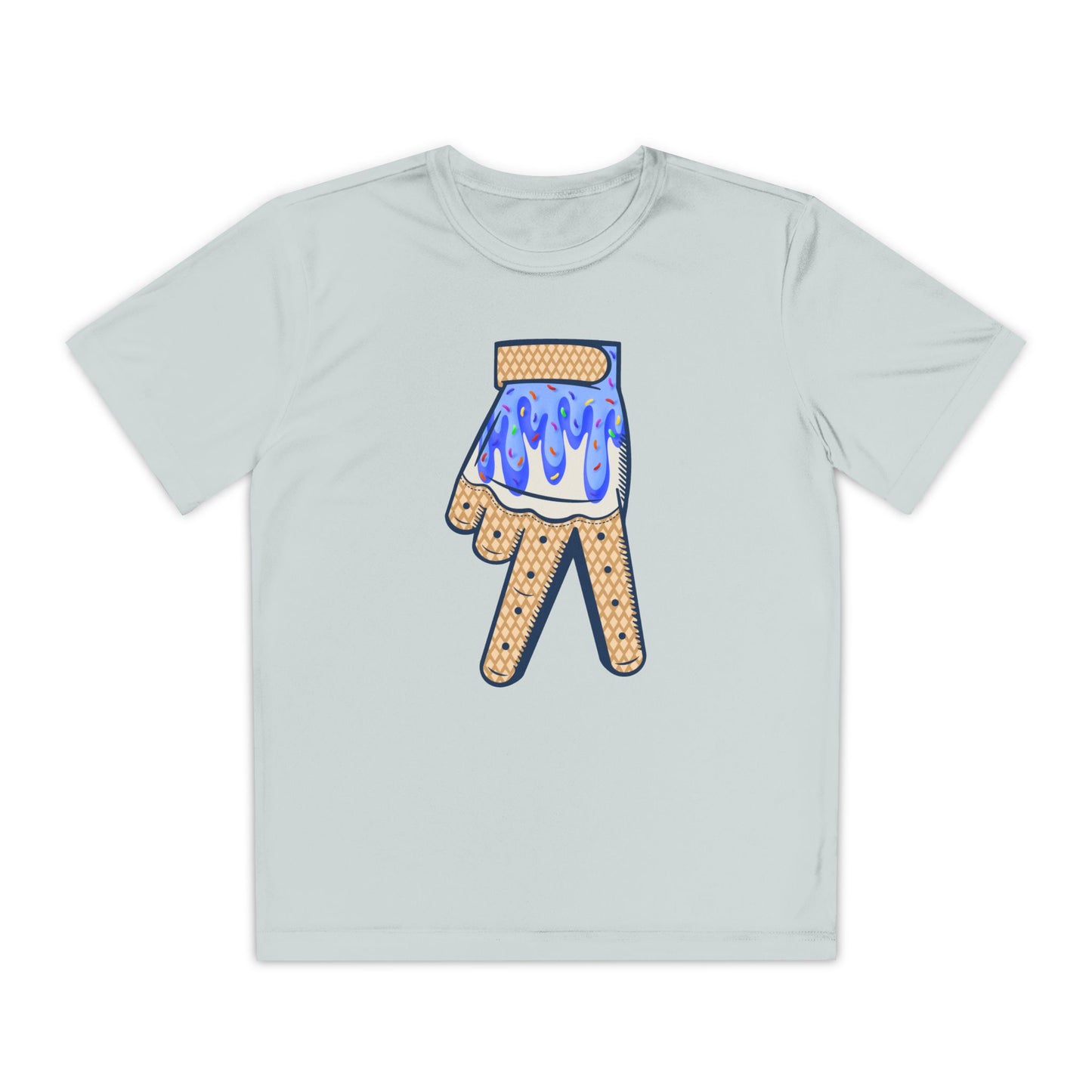 Custom Dub Drip Youth Competitor Tee with Ice Cream Drip Number
