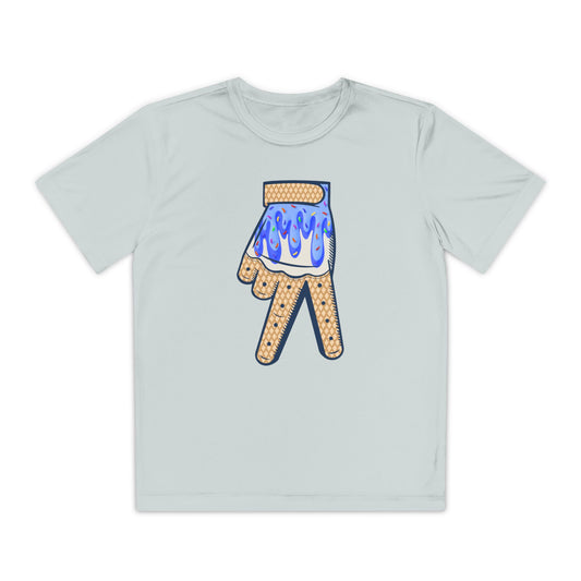 Custom Dub Drip Youth Competitor Tee with Ice Cream Drip Number