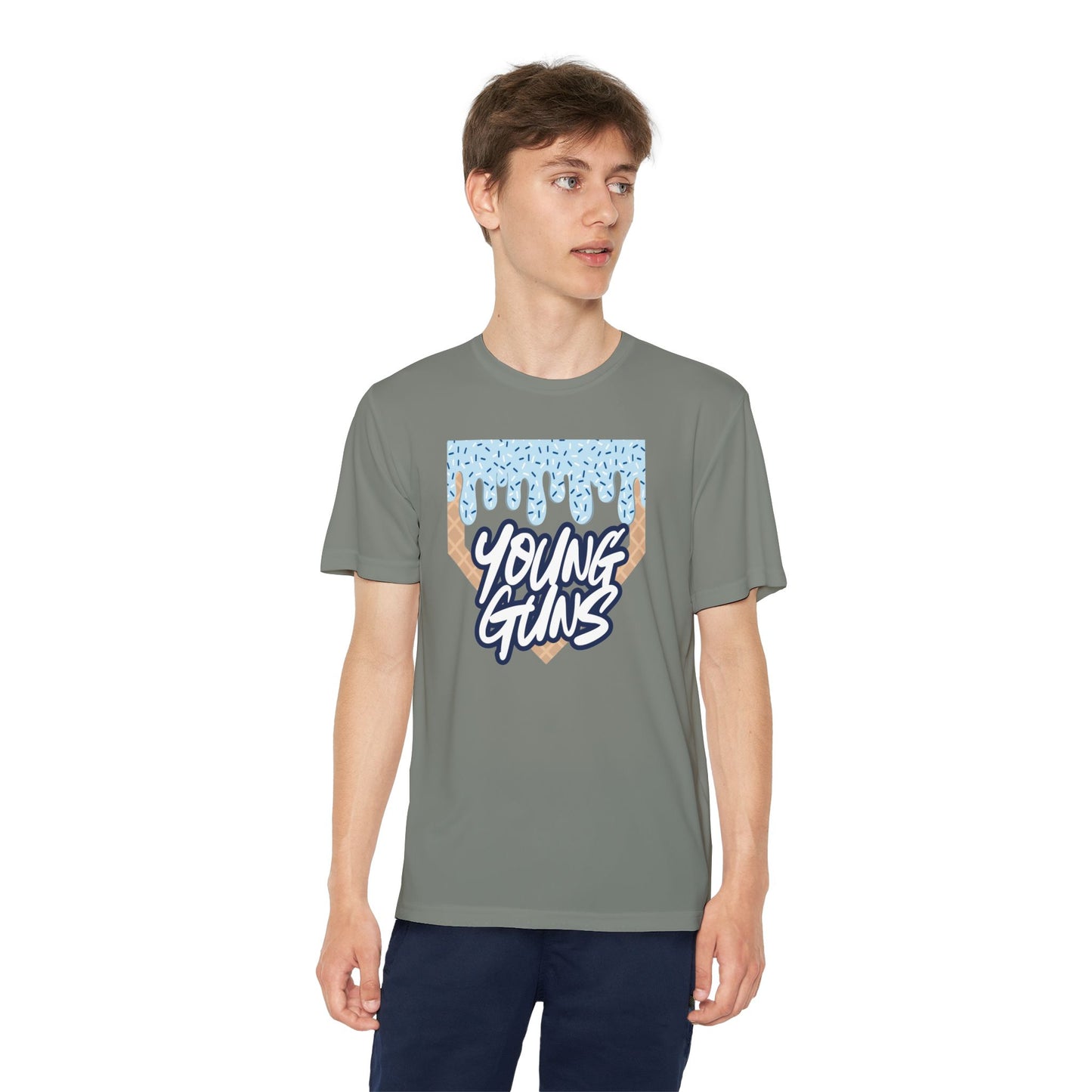 Custom Youth Ice Cream Drip Team Competitor Tee π¦