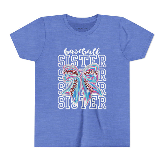 Baseball Sister Bow TShirt
