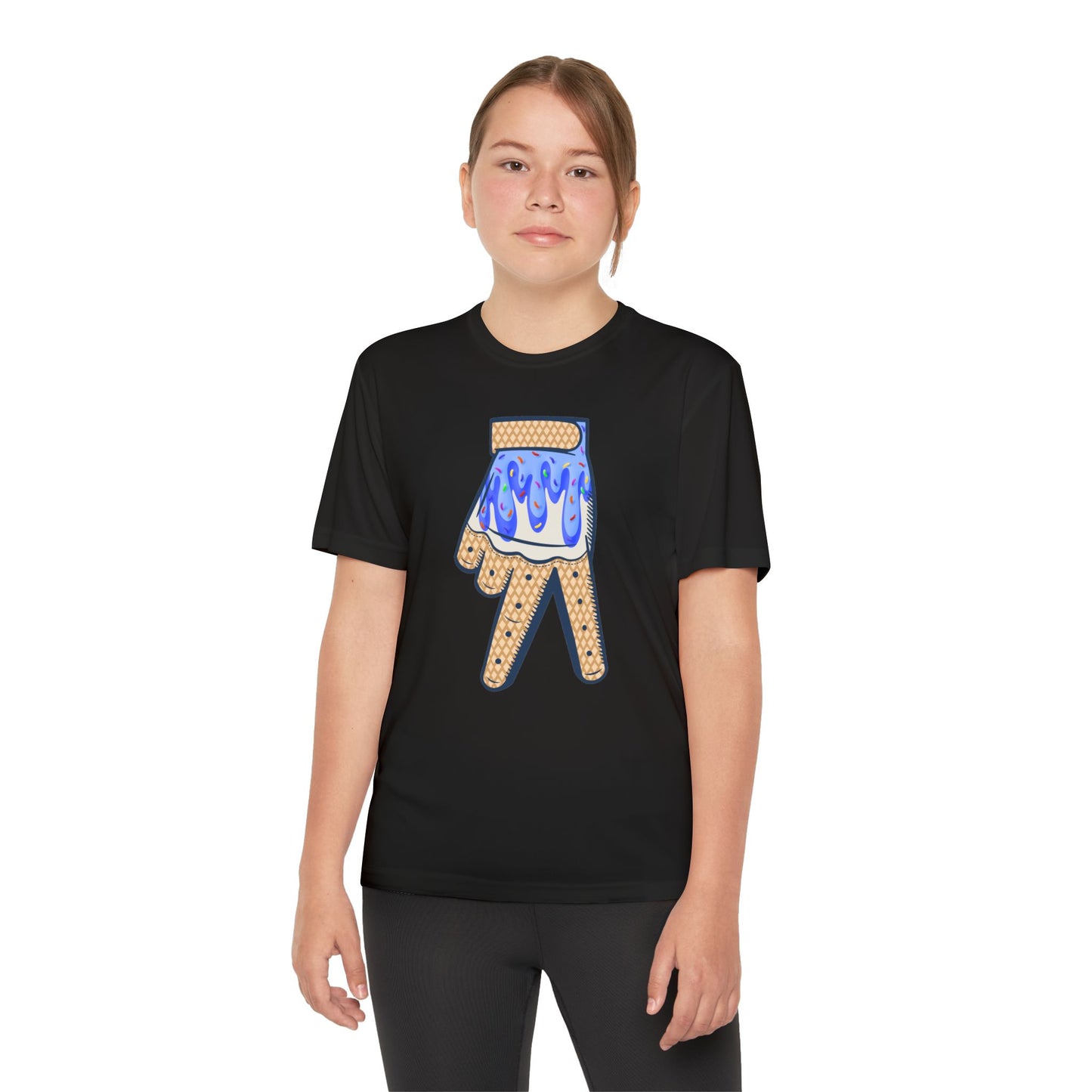 Custom Dub Drip Youth Competitor Tee with Ice Cream Drip Number