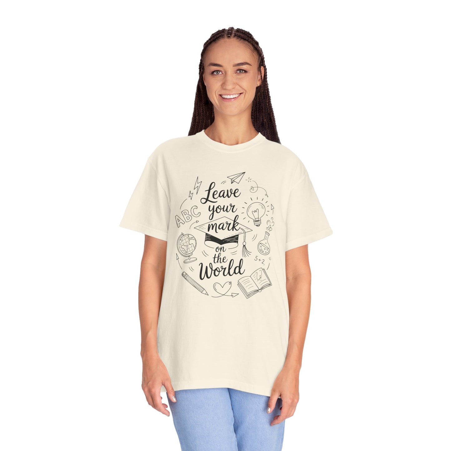 Leave Your Mark on the World Autograph Comfort Colors T-Shirt for 2024-2025