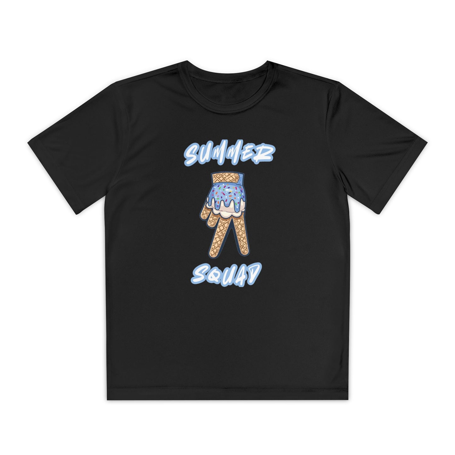 Custom Youth Summer Squad Ice Cream Drip Competitor Tee