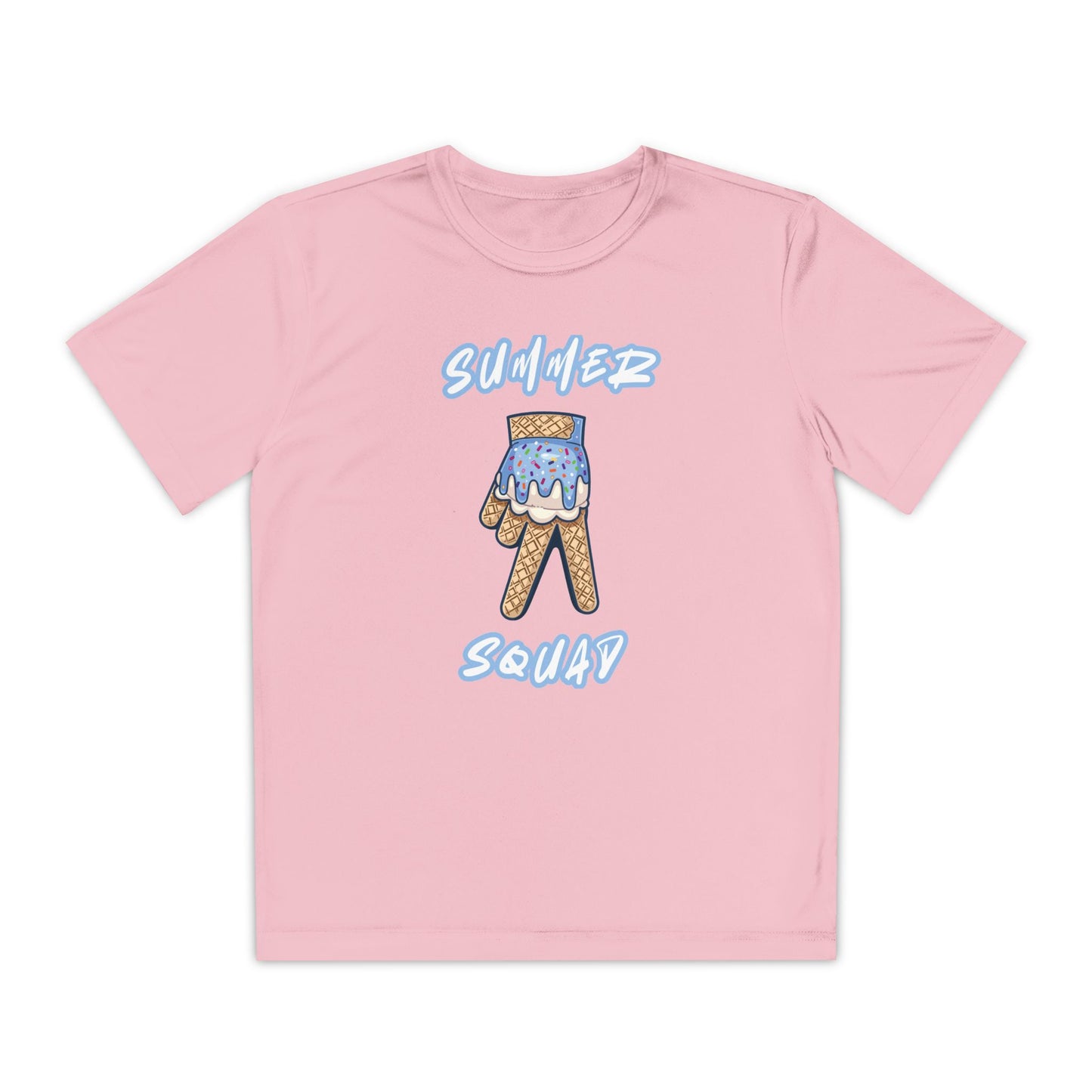 Custom Youth Summer Squad Ice Cream Drip Competitor Tee