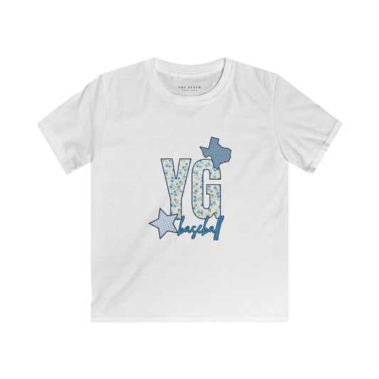 Personalized YG Patchwork Softstyle T-shirt- Youth