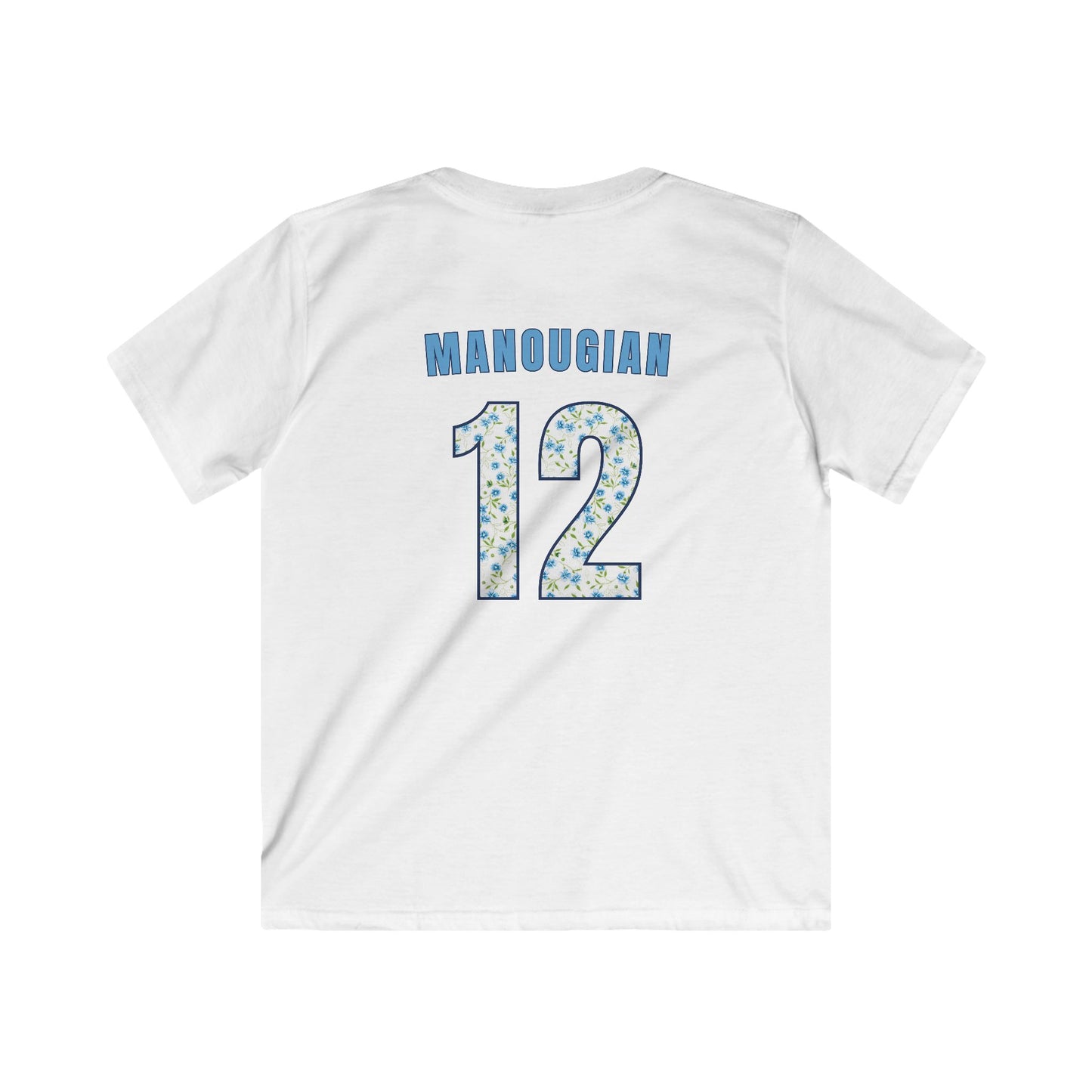 Personalized Young Guns Floral Patchwork Shirt- Youth