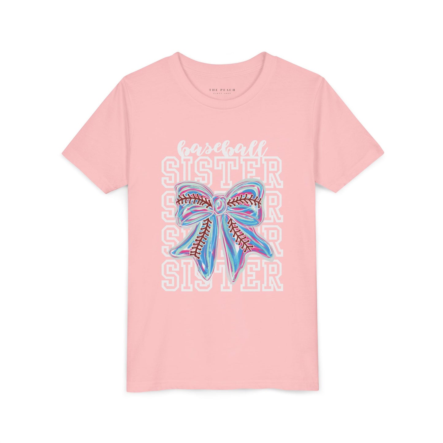 Baseball Sister Bow TShirt