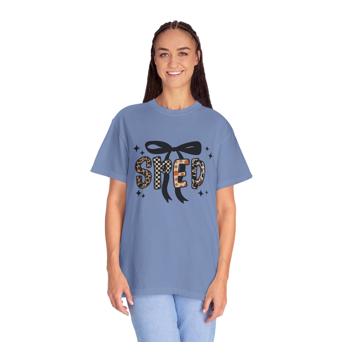 Fall Faux Embroidery T-shirt for SPED Grade Teachers
