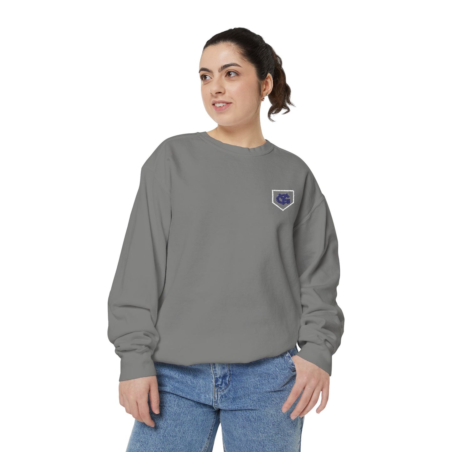Embroidered YG Homeplate Sweatshirt- Adult