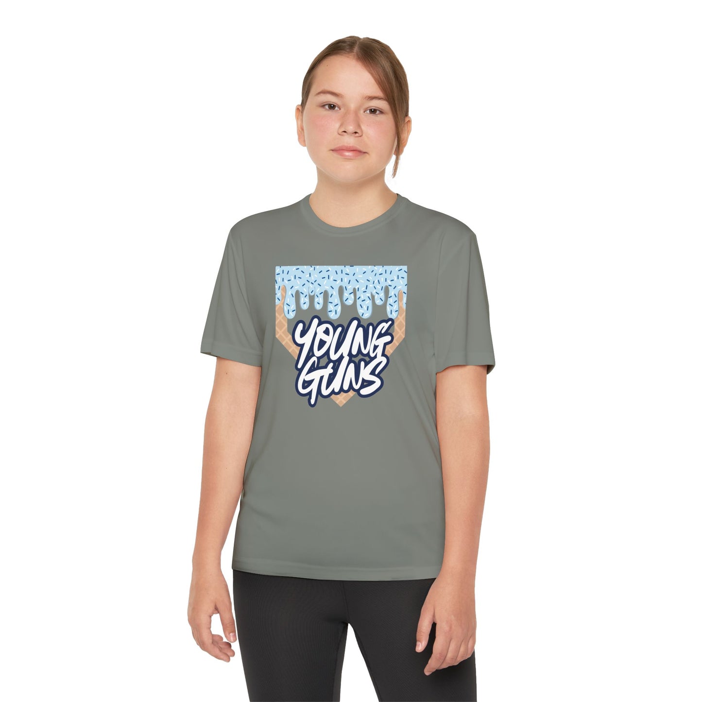 Custom Youth Ice Cream Drip Team Competitor Tee 🍦