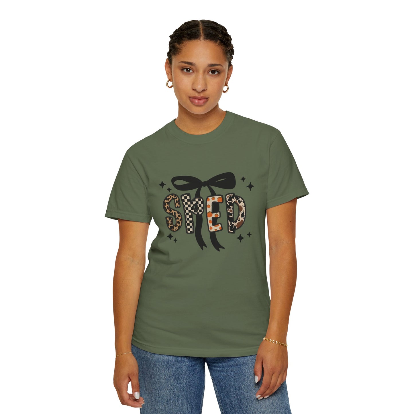 Fall Faux Embroidery T-shirt for SPED Grade Teachers