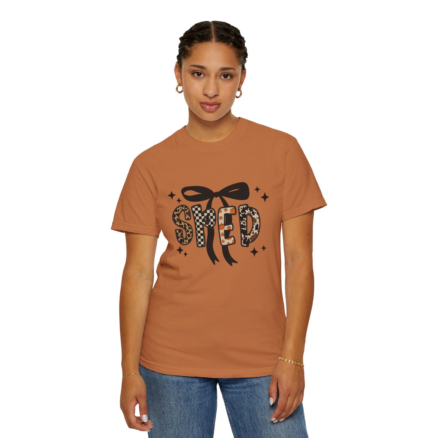 Fall Faux Embroidery T-shirt for SPED Grade Teachers