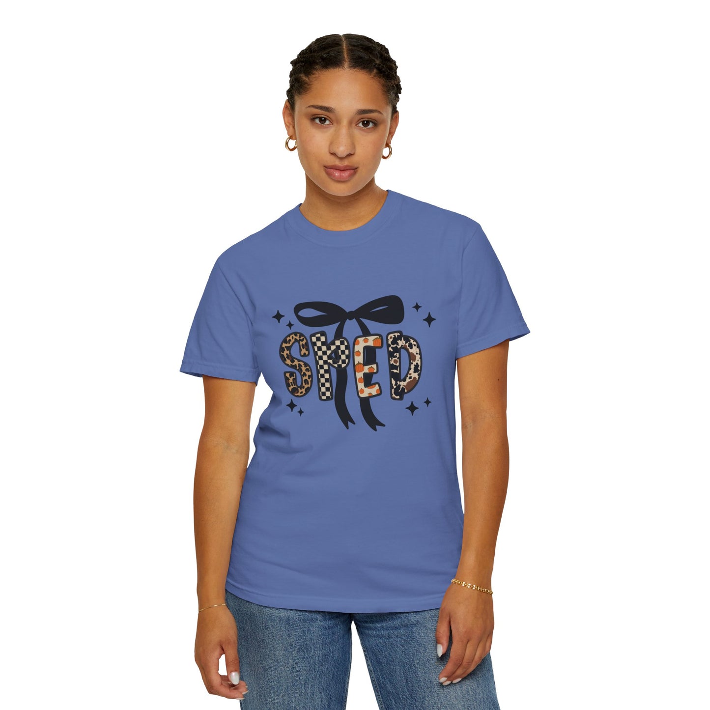 Fall Faux Embroidery T-shirt for SPED Grade Teachers