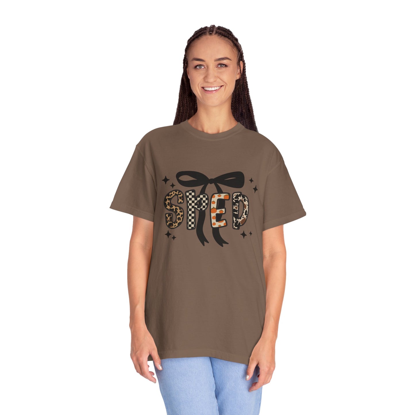 Fall Faux Embroidery T-shirt for SPED Grade Teachers