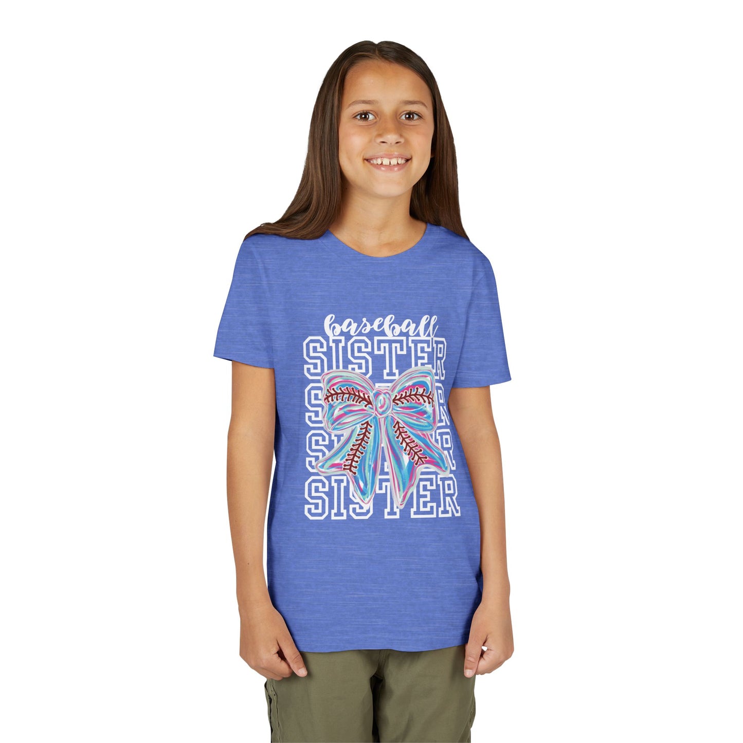 Baseball Sister Bow TShirt
