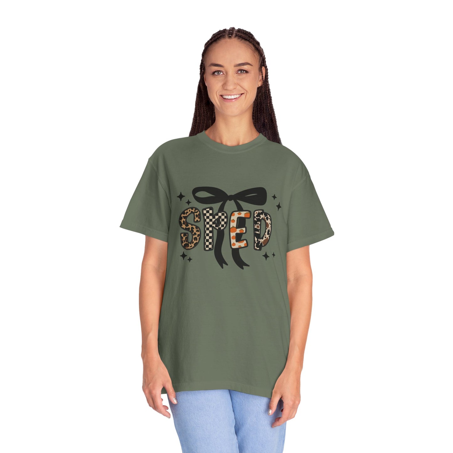 Fall Faux Embroidery T-shirt for SPED Grade Teachers