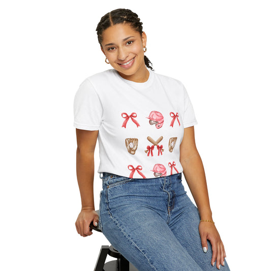 Bows + Bats Baseball Fan Shirt