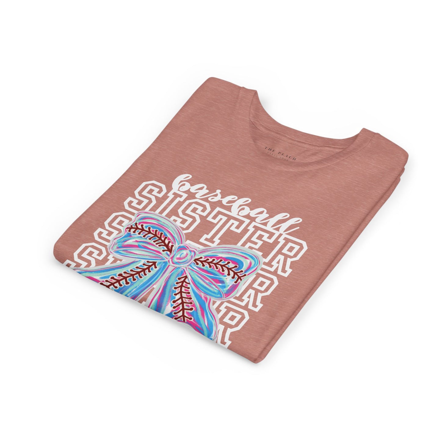 Baseball Sister Bow TShirt