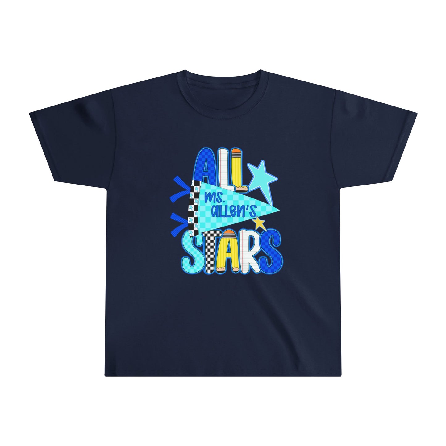 Ms. Allen's All Stars Classroom Inspired Flag  Ultra Cotton T-shirt - Youth
