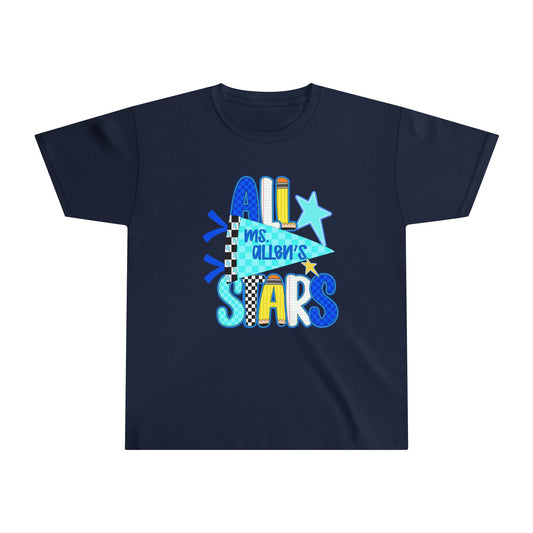 Ms. Allen's All Stars Classroom Inspired Flag  Ultra Cotton T-shirt - Youth
