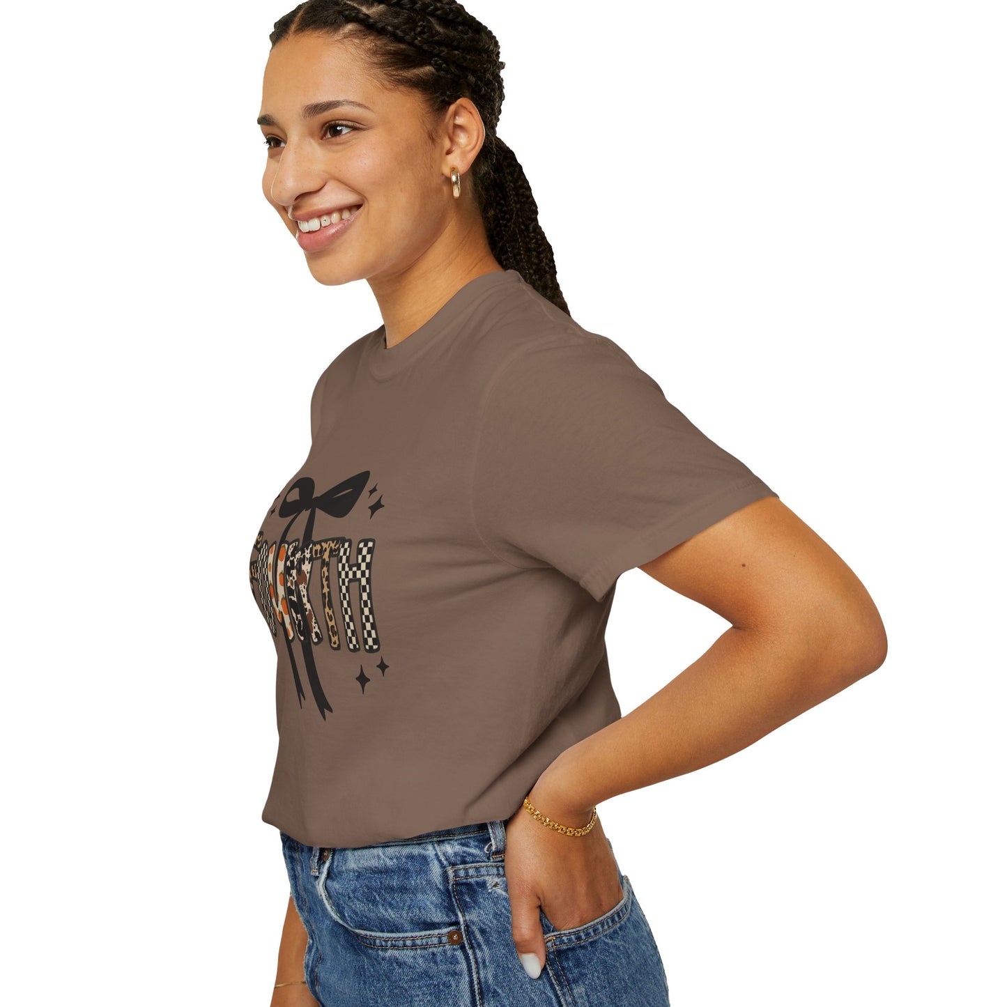 Fall Faux Embroidery T-shirt for Fourth Grade Teachers