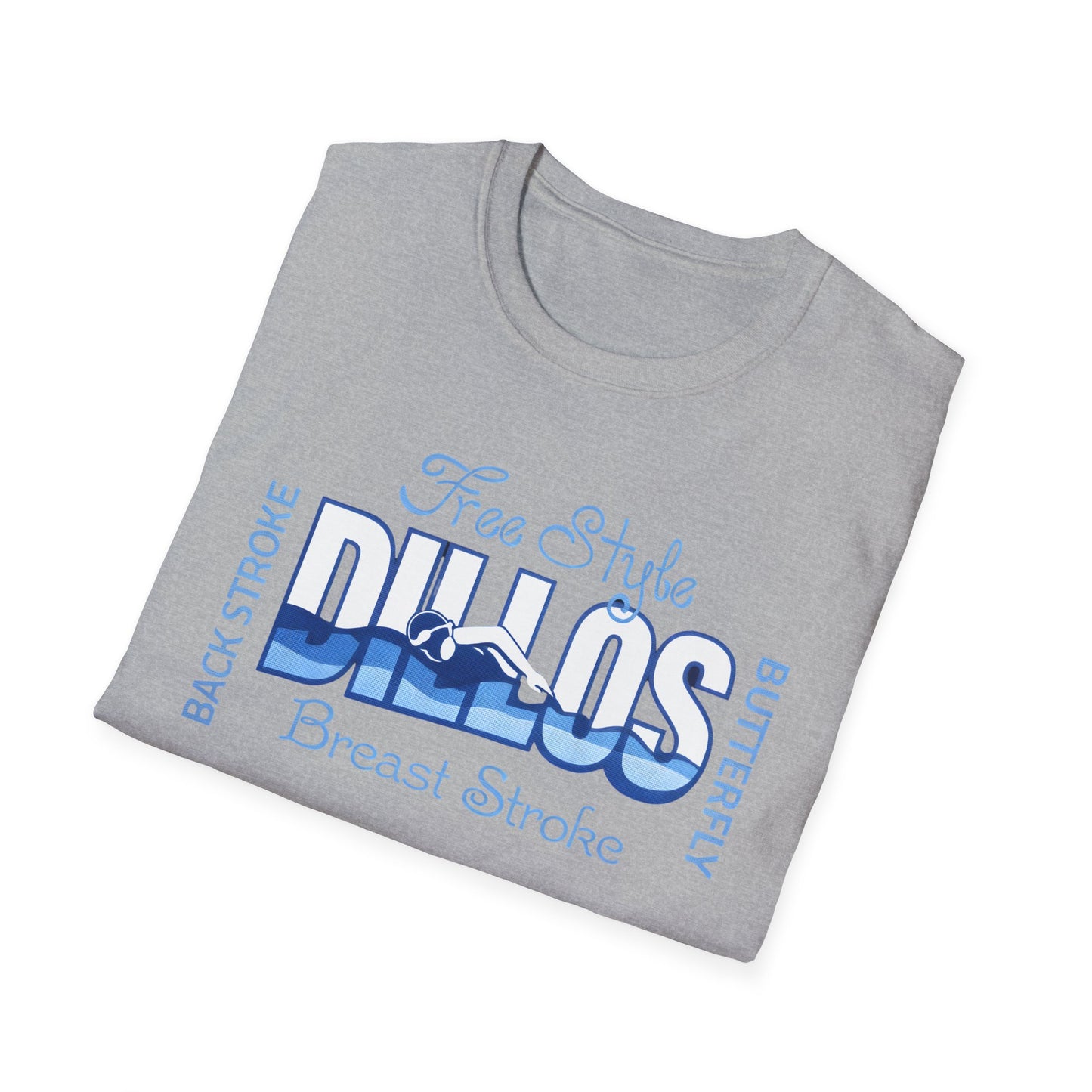 Dillos Blue Wave Strokes Shirt