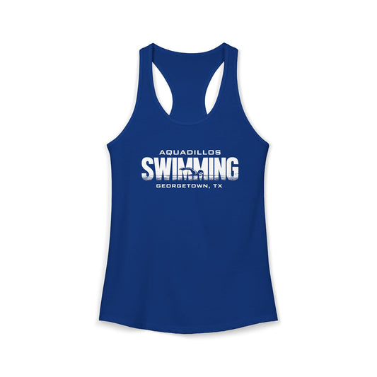 Women's Swimming Silhouette Tank