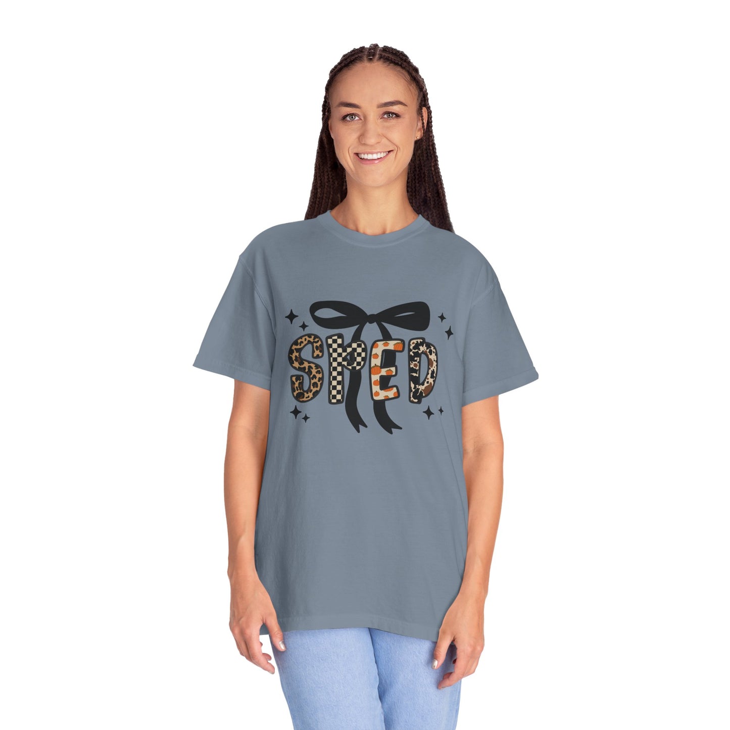 Fall Faux Embroidery T-shirt for SPED Grade Teachers