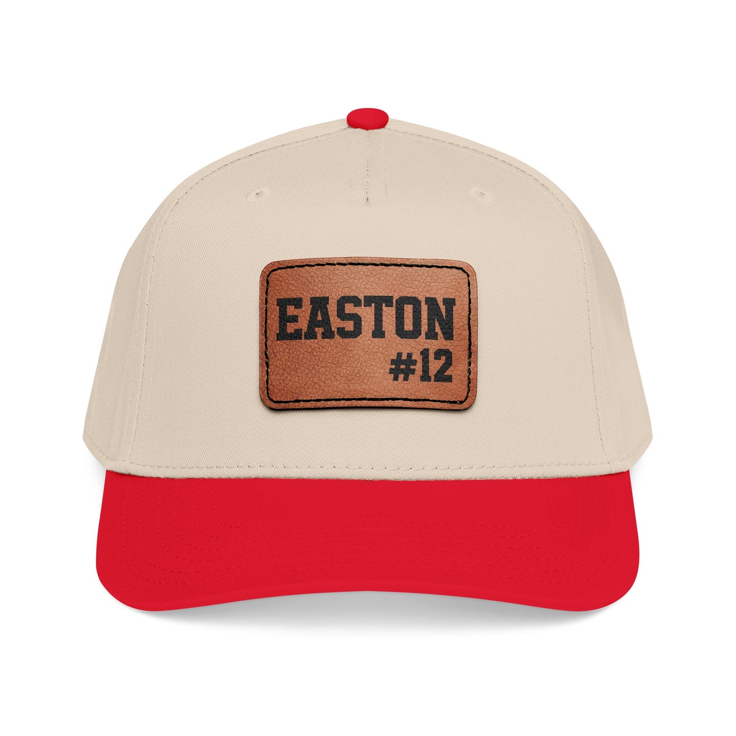 Custom Game Day Hat | Leather Patch Name & Number Hat