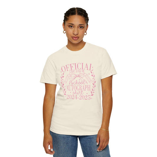 Official Last Day of School Autograph T-Shirt for 2024-2025