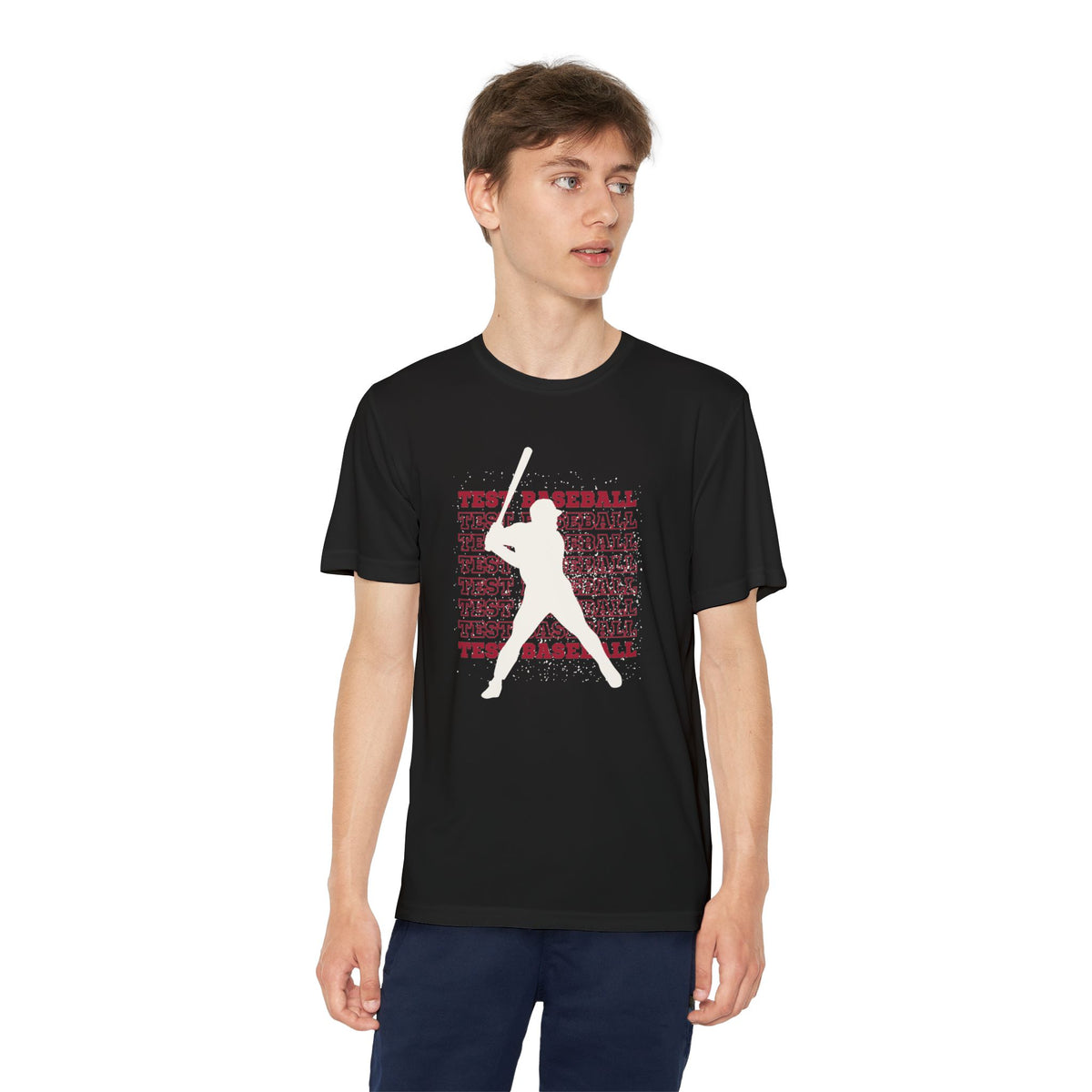 TEST Baseball | Custom Youth Silhouette Performance Tee