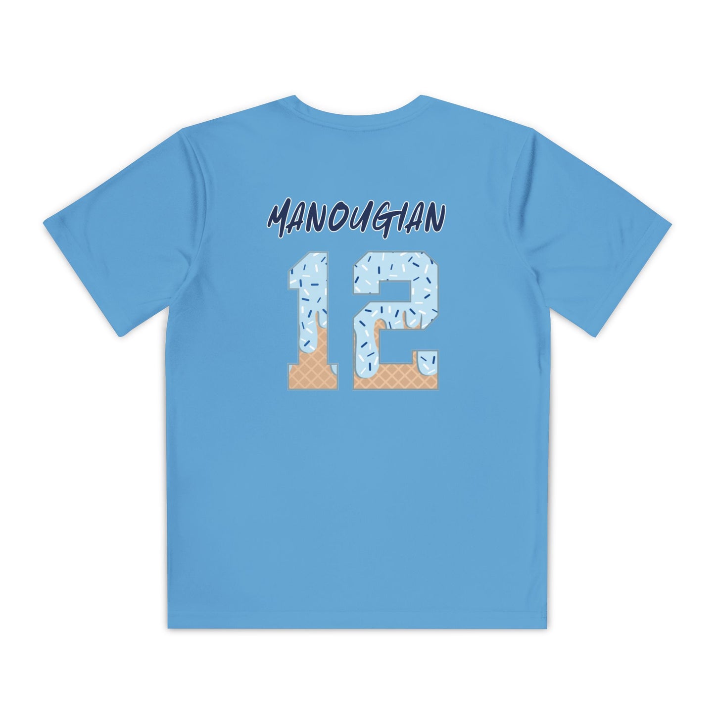 Custom Youth Ice Cream Drip Team Competitor Tee 🍦