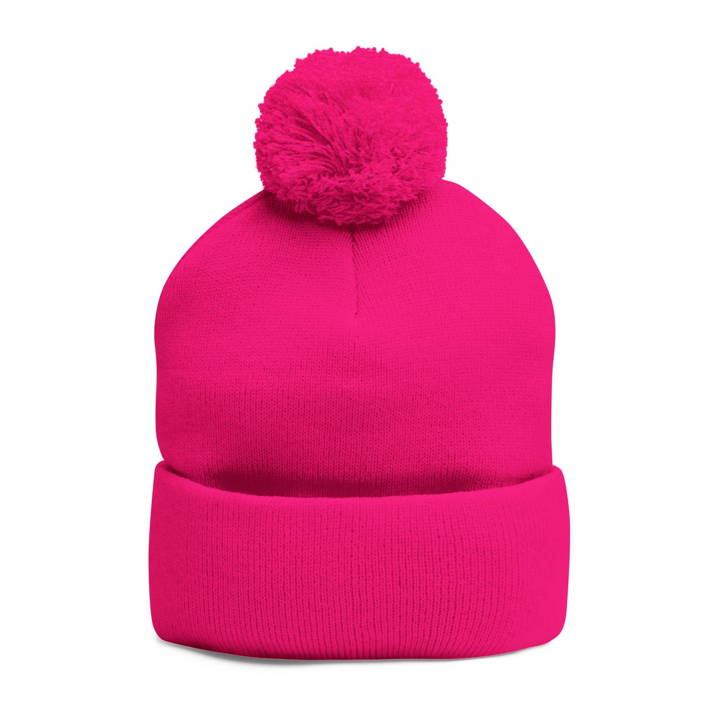 YG Pom-Pom Embroidered Knit Cap- Adult