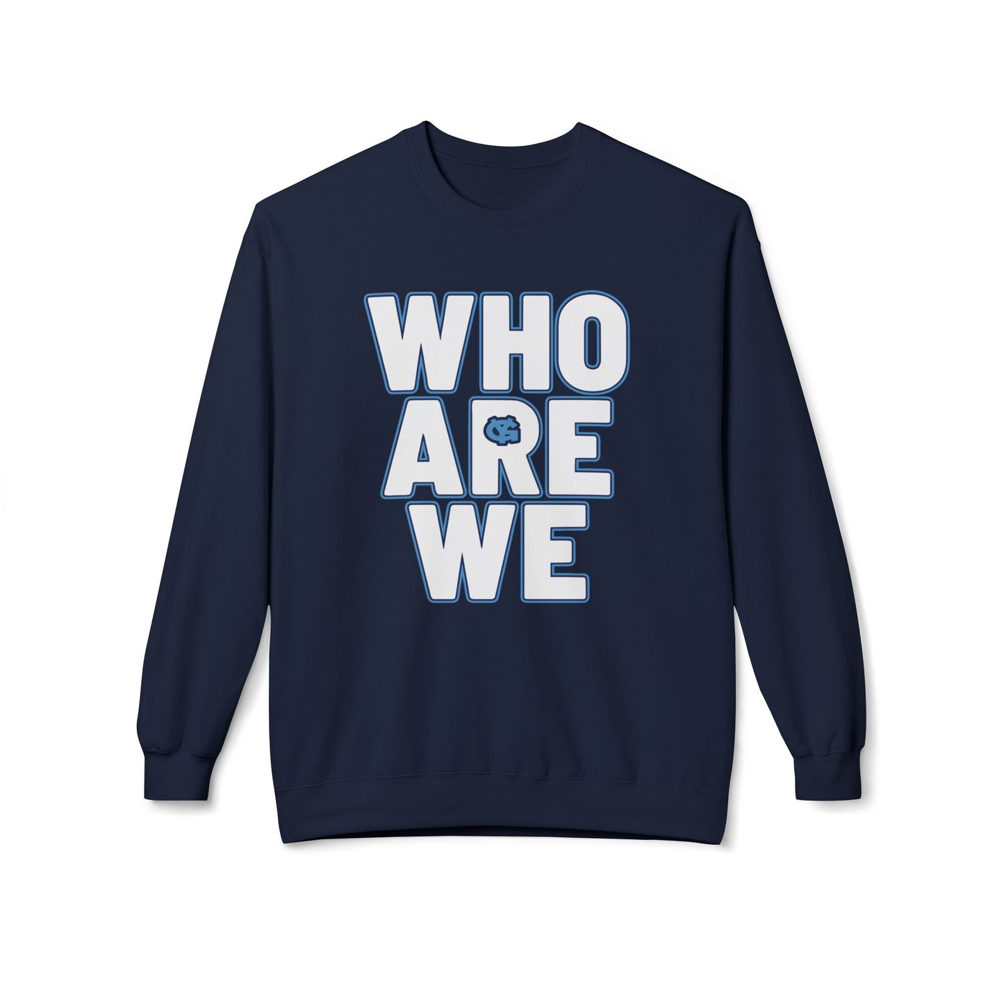 Who Are We Custom Crewneck Sweatshirt